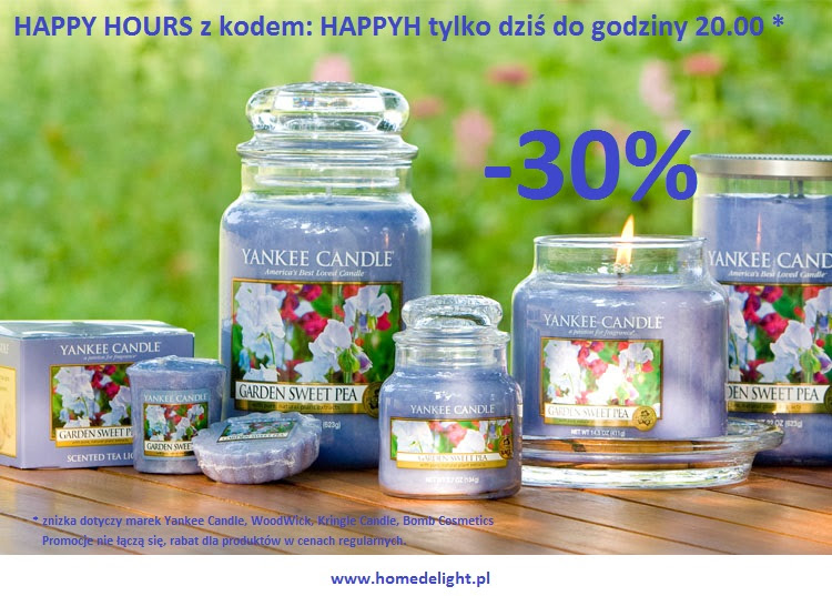 -25% i -15% zniżki na zapachy Yankee Candle