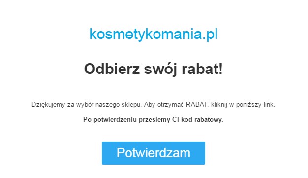 Zamówienie na KOSMETYKOMANIA