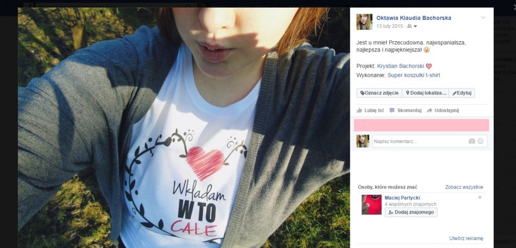 Koszulka z własnym nadrukiem