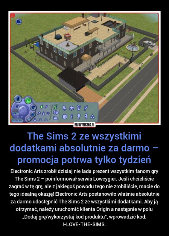 The Sims 2 ZA DARMOO