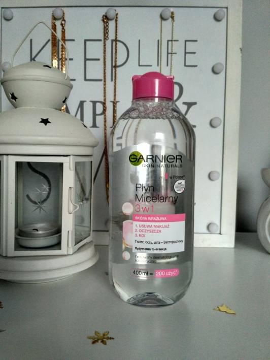 Garnier Płyn micelarny 3w1 do skóry wrażliwej