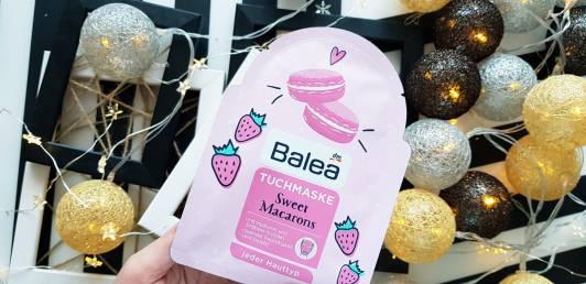 Balea Maska do twarzy w płacie, Sweet Macarons