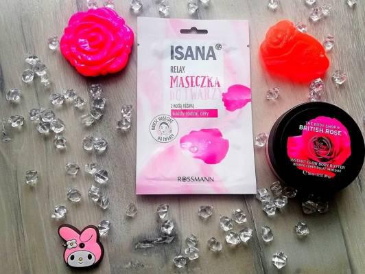 Isana Relax, Maseczka do twarzy z wodą różaną do każdego rodzaju cery