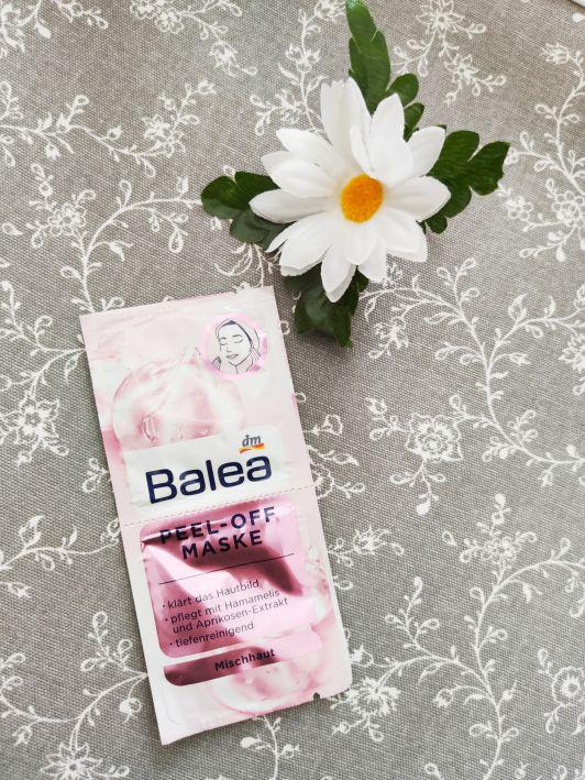 balea peel-off maske oczyszczająca różowa