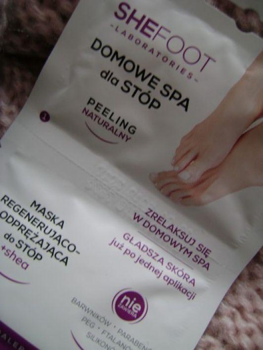 SheFoot Domowe Spa, Maska i peeling do stóp