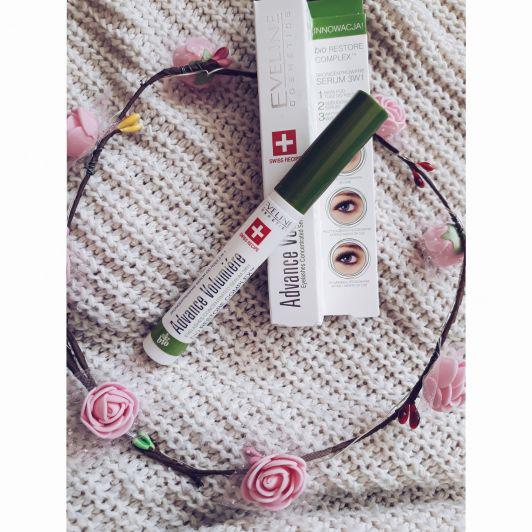 Eveline Advance Volumiere, Skoncentrowane serum do rzęs, 3 w 1