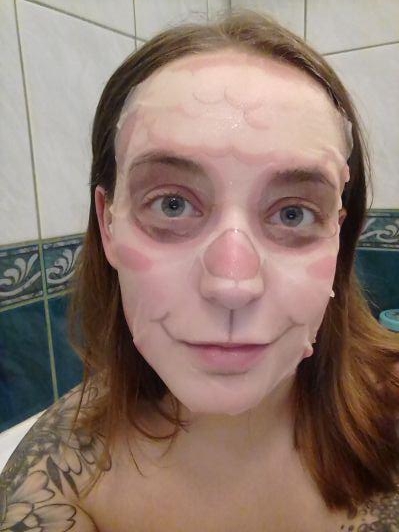 Belleza Castillo, maska do twarzy w płacie, sheep aqua mask