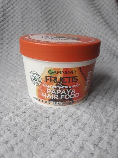 Garnier Fructis, Hair Food, Maska do włosów, Papaya