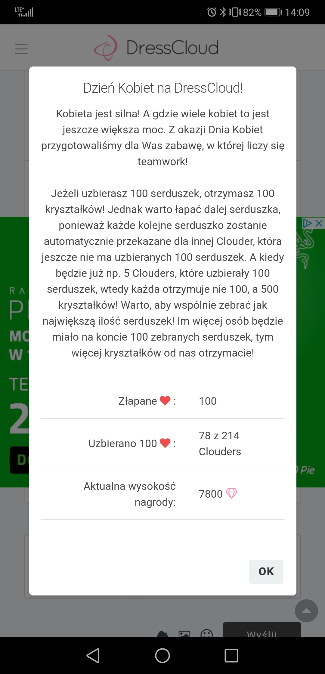 Łapanie serduszek