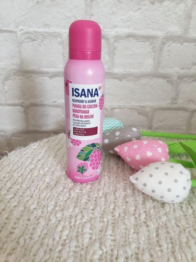 Isana Pianka do golenia, Raspberry & Jasmine