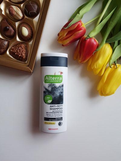 Alterra Szampon do włosów, Oczyszczający, Anti-Fett, Węgiel Aktywny & Melisa Bio