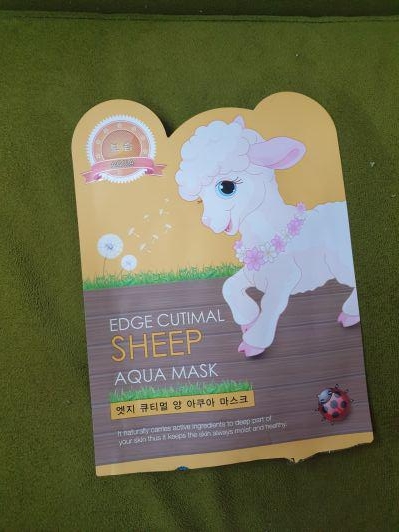 Belleza Castillo Maska do twarzy w płacie, Sheep Aqua Mask