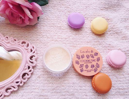 Lovely Cooking Time, Puder do twarzy, Loose Powder, Baking & Setting Powder, Transparentny