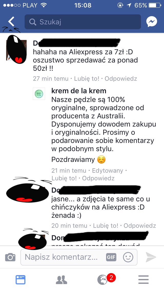 KREM DE LA KREM Mój sklep ❤️