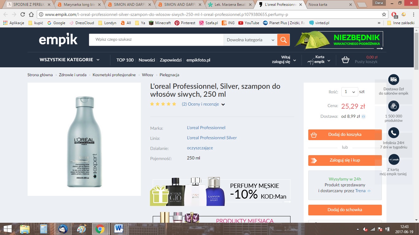 1+1 za grosz w Hebe L'oreal