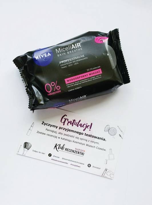 nivea micellair skin breathe profesjonalne chusteczki do demakijazu