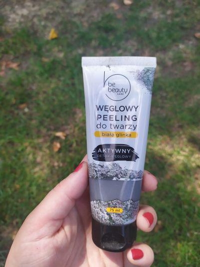 BeBeauty Care, Peeling do twarzy, Węglowy, Biała Glinka, Aktywny detox węglowy