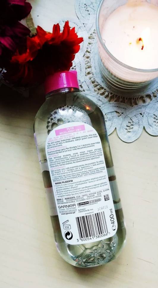 garnier plyn micelarny 3w1 do skory wrazliwej