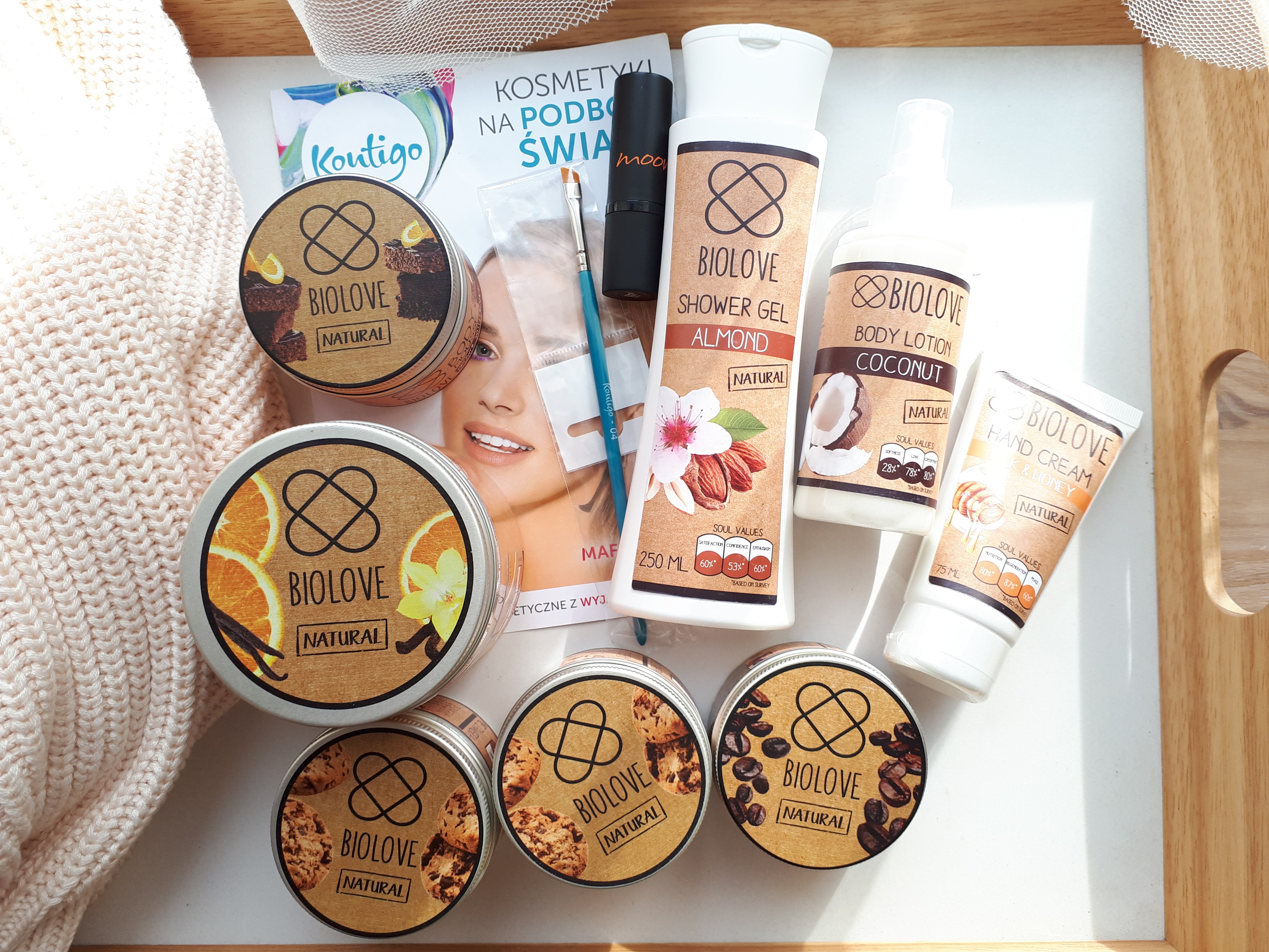 -70% KONTIGO ( Biolove, K!, You-niverse, Moov, Moia, Mystik Warsaw, pędzle Kontigo)
