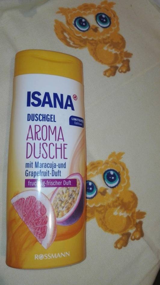 Isana Żel pod prysznic o zapachu marakui i grejpfruta