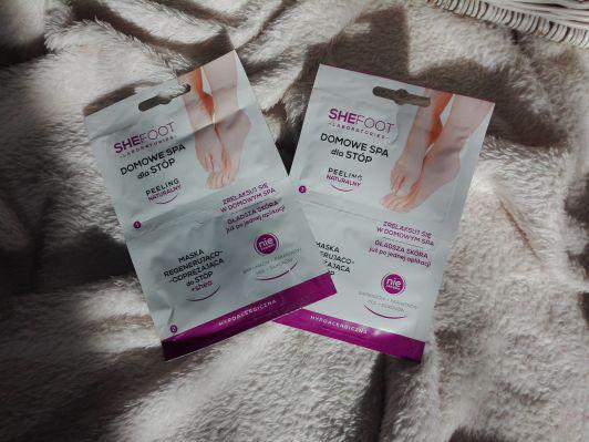 SheFoot Domowe Spa, Maska i peeling do stóp