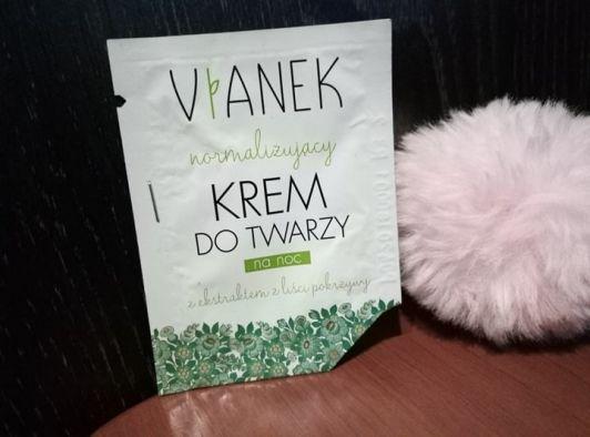 Vianek Krem do twarzy, Normalizujący, Na noc, Z ekstraktem z liści pokrzywy