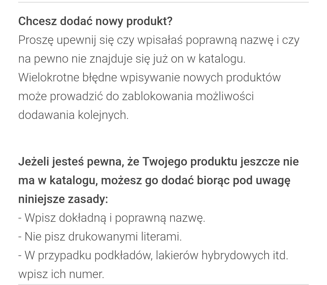 Oznaczanie produktów.