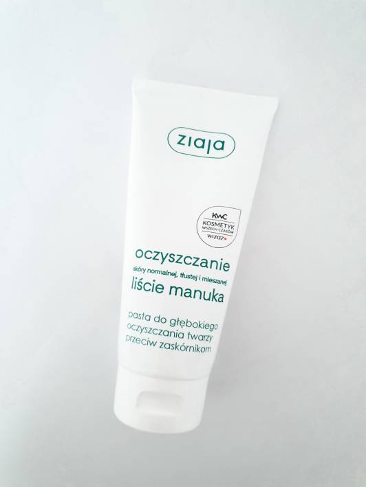 Ziaja Oczyszczanie, Liście Manuka, Pasta do głębokiego oczyszczania twarzy
