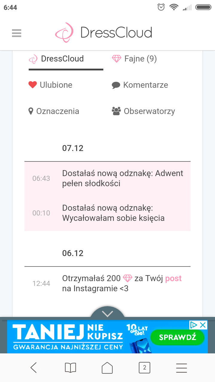 Odznaki DC lista