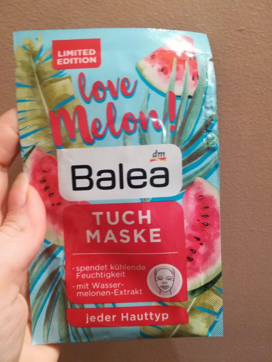 Balea Maseczka do twarzy w płacie, Love Melon