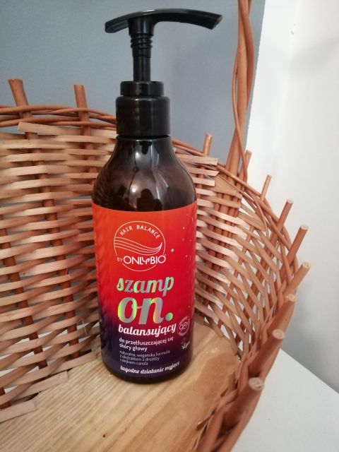 OnlyBio Hair Balance, Szampon do włosów, Balansujący, Do przetłuszczającej się skóry głowy
