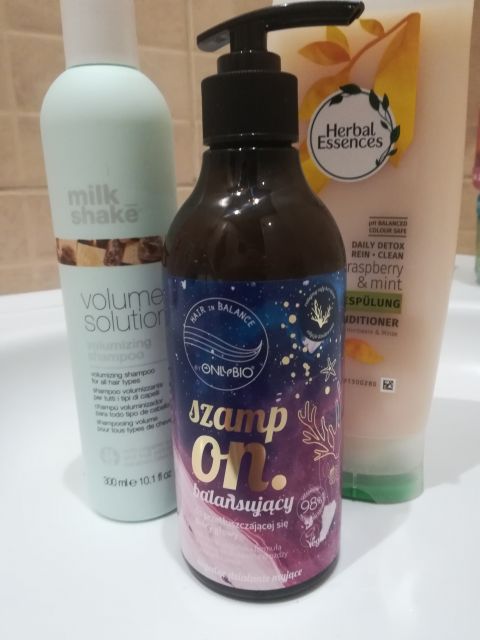 OnlyBio Hair Balance, Szampon do włosów, Balansujący, Do przetłuszczającej się skóry głowy