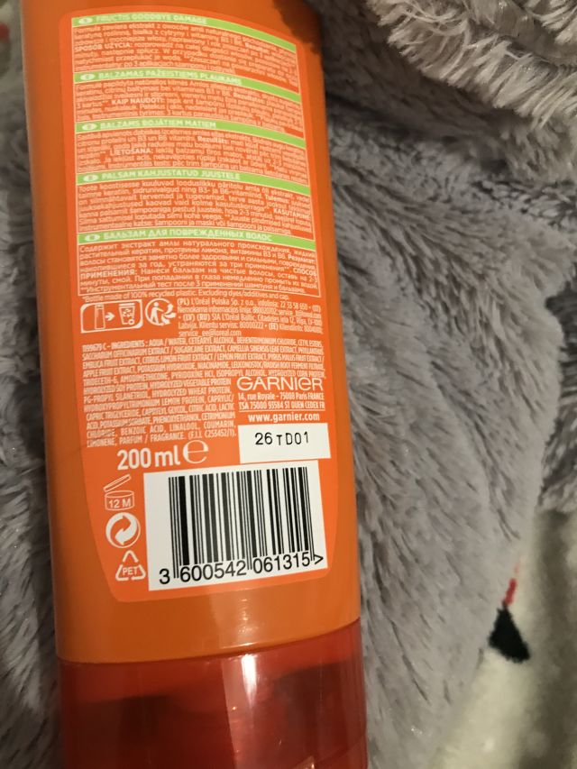 Garnier, odżywka do włosów