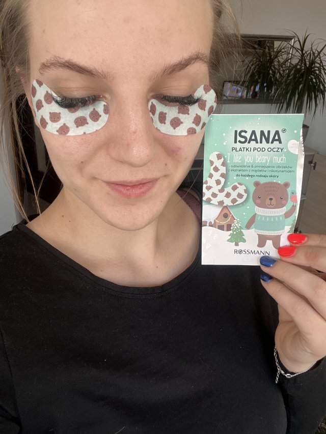 Płatki pod oczy Isana