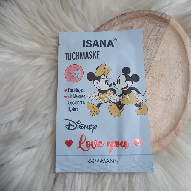 Isana Disney, Maseczka do twarzy w płacie, Disney, Love you