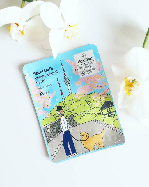 SKIN 79 Maska do twarzy w płacie, Seoul Girl's beauty secret mask, Brightening Care