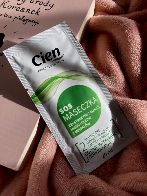 Cien Professional, SOS, Maseczka do włosów, Z ekstraktem z aloesu, miodu i olejem z migdałów