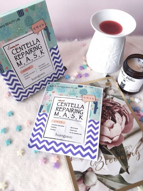 Huangjisoo Maska do twarzy w płacie, Centella Repairing Mask