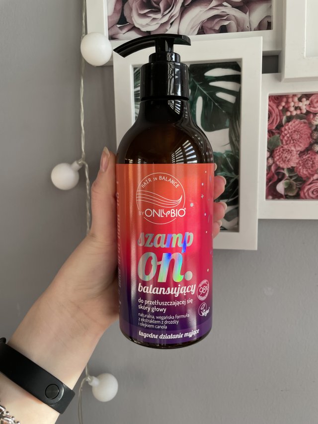 OnlyBio Hair in Balance, Szampon do włosów, Balansujący, Do przetłuszczającej się skóry głowy
