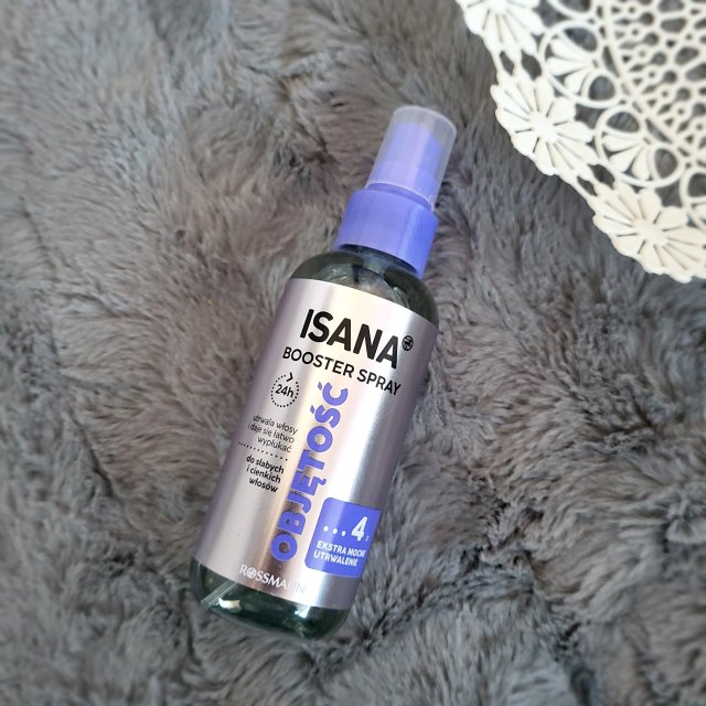 Isana Spray do włosów, Booster Spray Volumen, Zwiększający objętość włosów