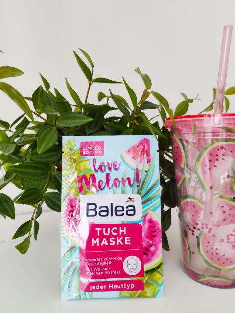 maseczka w płacie, love melon, balea, arbuzowa