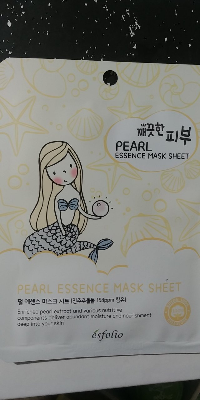 ésfolio Maska do twarzy w płacie, Pearl Essence Mask Sheet