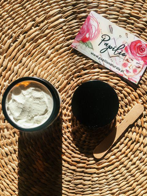 papilio naturals naturalny lekki krem śliwkowy cera normalna tłusta i mieszana na trądzik