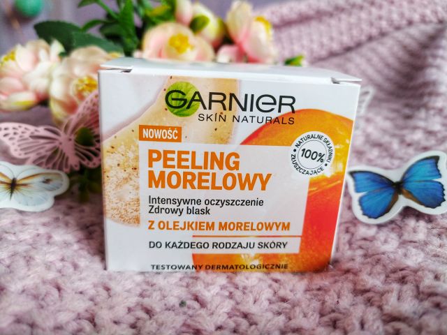 Peeling morelowy garnier