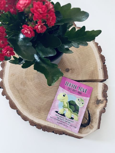 Maxbrands Marketing B.V. Face Sheet Mask, Maseczka do twarzy w płacie, Turtle Love