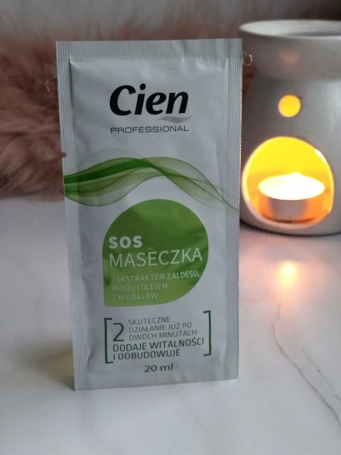 Cien Professional, SOS, Maseczka do włosów, Z ekstraktem z aloesu, miodu i olejem z migdałów