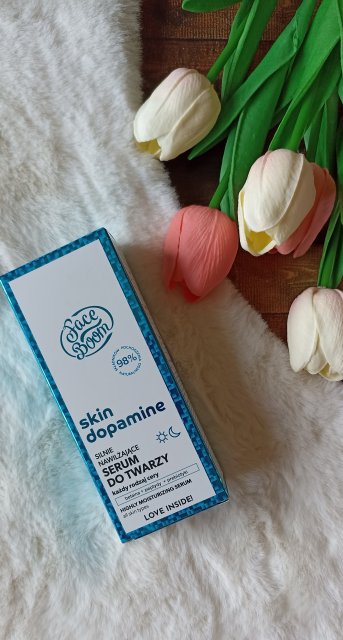 FaceBoom Serum do twarzy, Skin Dopamine, Silnie nawilżające, Na dzień i na noc, Każdy rodzaj cery