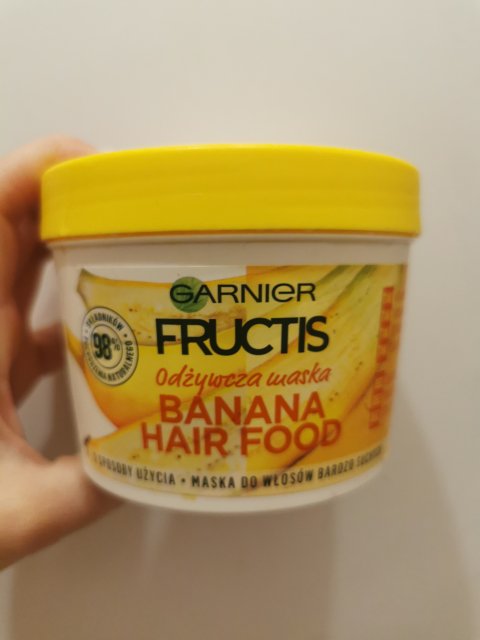 Garnier Fructis, Hair Food, Maska do włosów, Banan