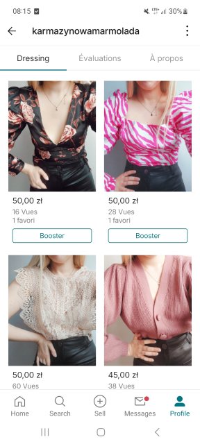Pokaż swój profil na Vinted