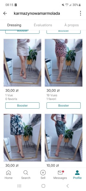 Pokaż swój profil na Vinted